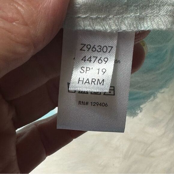 VENUS Blue and White Tie Front Camisole - Picture 9 of 11